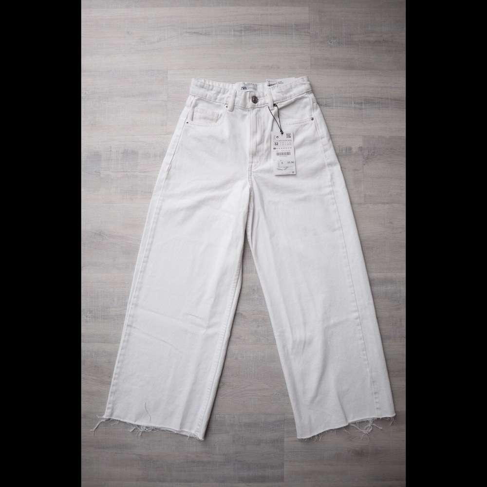 Zara Jeans - Hi rise cropped - Culotte